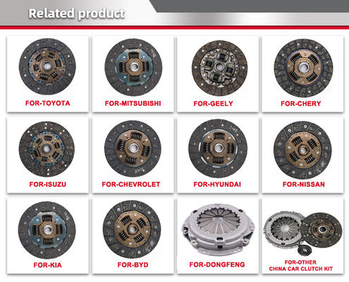 2016- Année OEM Disque de plaque d'embrayage de taille standard pour pièces détachées automobiles Chery ARRIZO