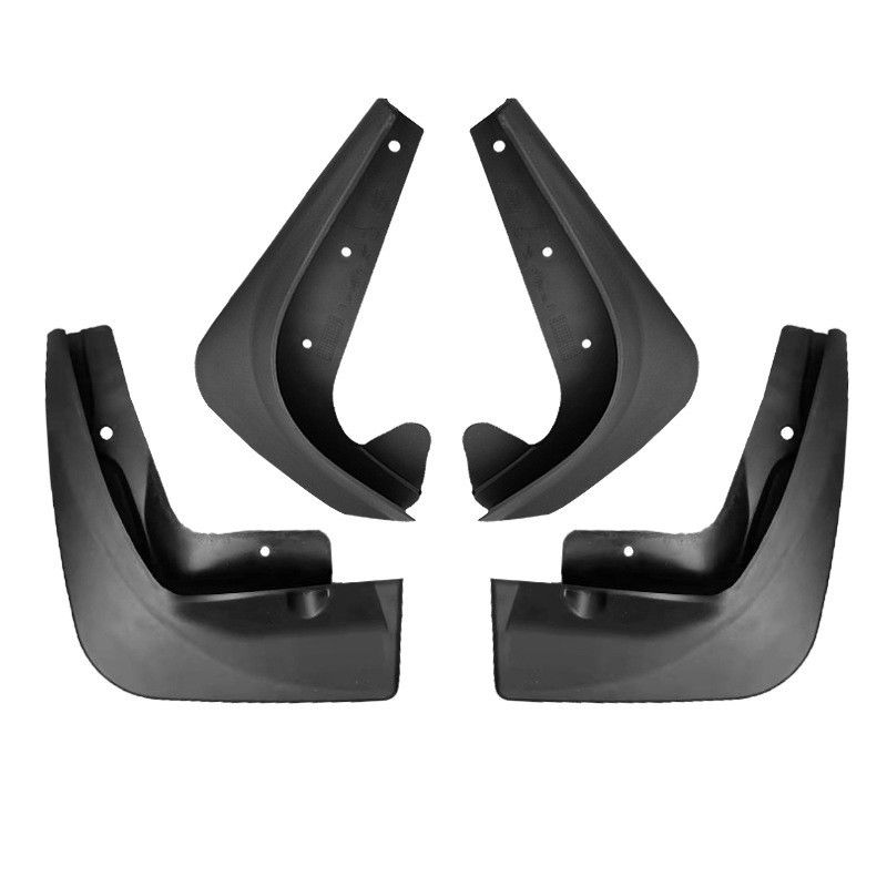 4pcs EX6 Weltmeister Flaps de boue noir mat avant arrière kit de boue pour une protection complète